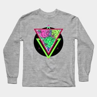 Flower Triad Analogous Long Sleeve T-Shirt